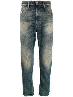 Diesel джинсы свободного кроя с эффектом потертости