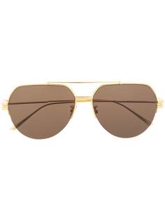 Bottega Veneta Eyewear солнцезащитные очки-авиаторы