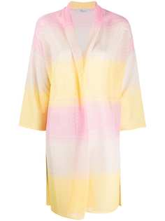 Blumarine длинный кардиган с эффектом омбре