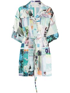 Zimmermann платье мини Glassy