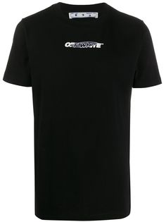 Off-White футболка с логотипом