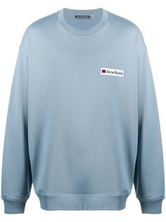 Acne Studios толстовка с нашивкой-логотипом