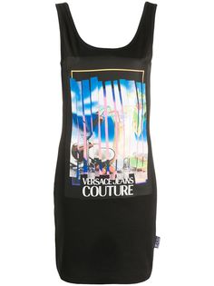 Versace Jeans Couture платье с графичным принтом