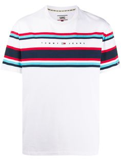 Tommy Jeans полосатая футболка с логотипом