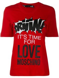 Love Moschino футболка с логотипом