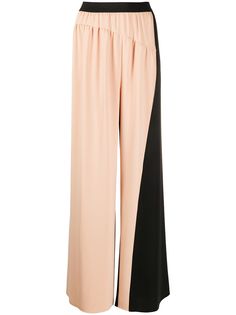Mm6 Maison Margiela двухцветные брюки палаццо