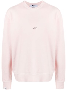 MSGM толстовка свободного кроя с логотипом