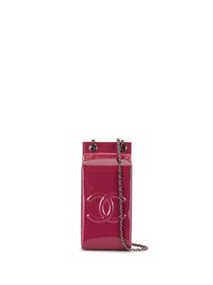 Chanel Pre-Owned стеганая сумка на плечо с цепочкой и логотипом CC