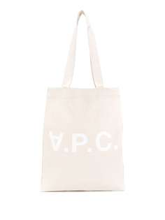 A.P.C. сумка-шопер с логотипом