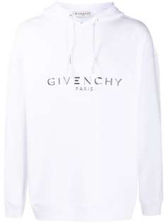 Givenchy худи с аппликацией-логотипом