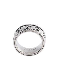 Nialaya Jewelry кольцо с эмалью