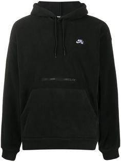 Nike худи с карманом на молнии