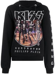 Philipp Plein худи из коллаборации с Kiss Destroyer