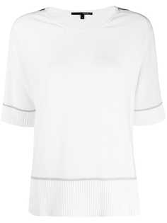 tortona 21 топ в полоску с блестками