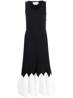 Alexander McQueen плиссированное платье без рукавов