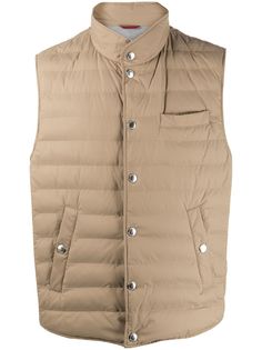 Brunello Cucinelli стеганый жилет