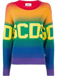Gcds knitted logo pattern jumper