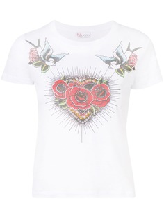 RedValentino футболка с принтом