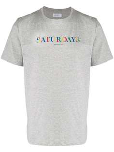 Saturdays Nyc футболка с круглым вырезом и логотипом