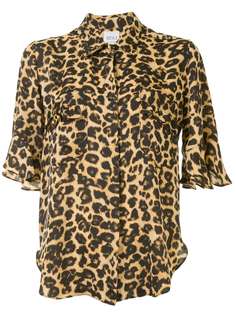 Misa Los Angeles рубашка с короткими рукавами и леопардовым принтом