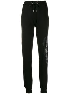 Philipp Plein спортивные брюки с логотипом Skull