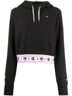 Chiara Ferragni худи с логотипом из коллаборации с Champion