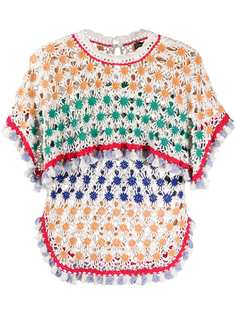 Isabel Marant топ Delma в технике кроше