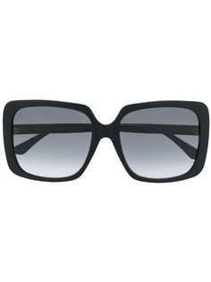 Gucci Eyewear солнцезащитные очки в массивной квадратной оправе