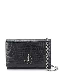 Jimmy Choo клатч Varenne с тиснением под кожу крокодила