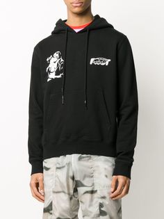 Off-White худи с принтом