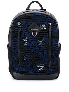 Michael Kors Collection Brooklyn Logo Mixed-Media backpack