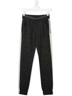 Baby Dior side logo detail knitted track pants
