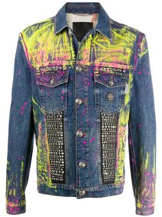 Philipp Plein джинсовая куртка Gothic Plein