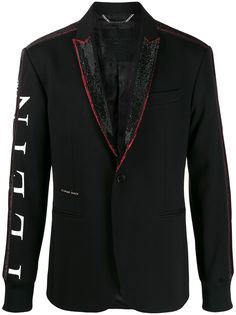 Philipp Plein декорированный смокинг