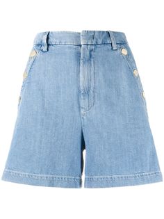Dondup джинсовые шорты с пуговицами