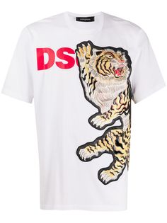 Dsquared2 футболка с логотипом и принтом