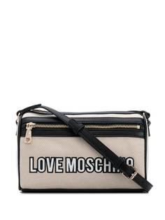 Love Moschino сумка через плечо с сетчатыми вставками