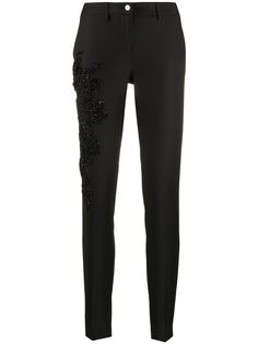 Philipp Plein декорированные брюки кроя слим