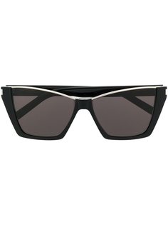 Saint Laurent Eyewear солнцезащитные очки в оправе кошачий глаз
