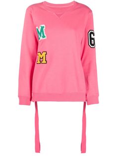 Mm6 Maison Margiela свитер с аппликацией