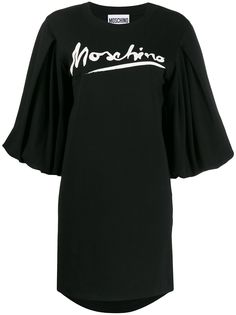 Moschino платье-футболка с логотипом