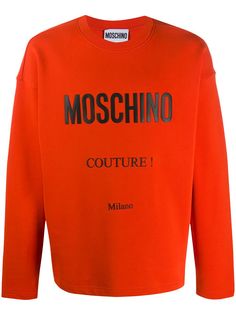 Moschino logo print sweatshirt