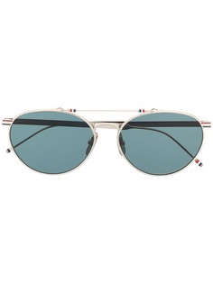 Thom Browne Eyewear солнцезащитные очки в круглой оправе