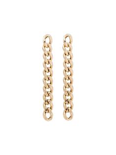 Zoe Chicco 14kt gold chain drop earrings