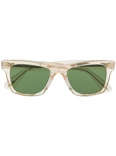 Oliver Peoples солнцезащитные очки в квадратной оправе с затемненными линзами