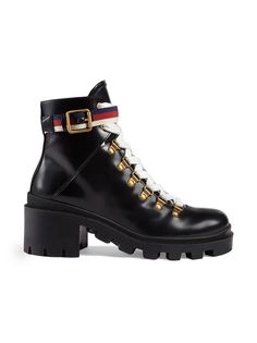 Gucci ботинки с отделкой Sylvie Web