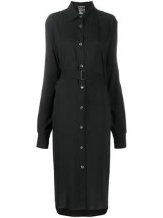 Ann Demeulemeester удлиненная рубашка с поясом