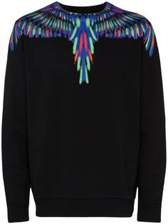 MARCELO BURLON COUNTY OF MILAN толстовка с принтом Wings