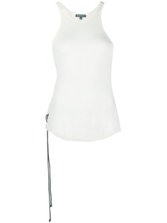 Ann Demeulemeester топ без рукавов с завязками сбоку