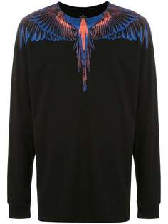 MARCELO BURLON COUNTY OF MILAN футболка Wings с длинными рукавами
